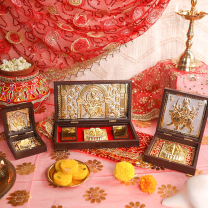 Nav Durga Pocket Temple (24 Karat Gold Coated)